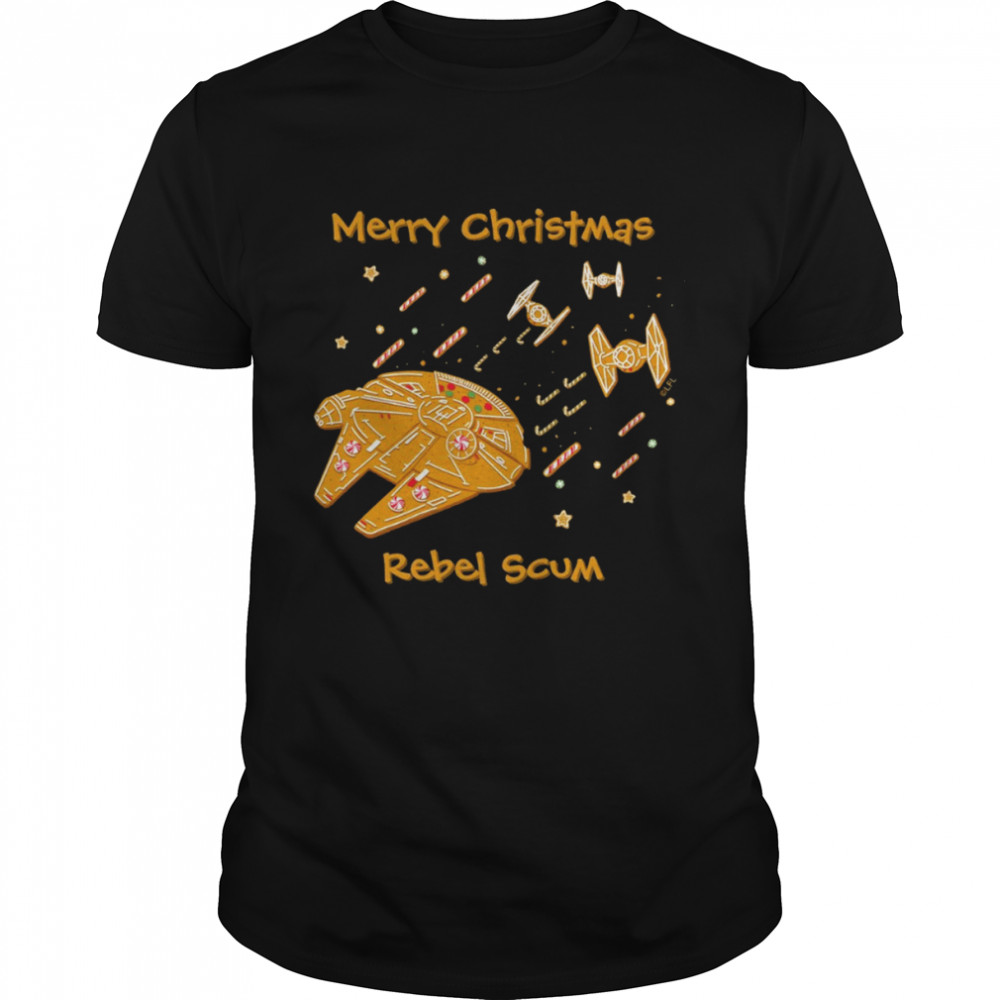 Rebel Scum Star Wars Millennium Falcon Cookie Gingerbeard shirt