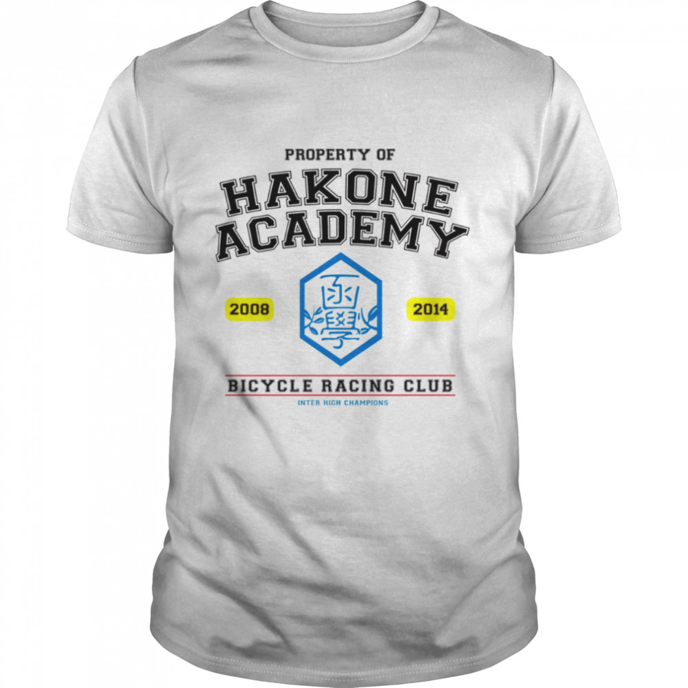 Team Property Of Hakone Academy Yowamushi Pedal shirt