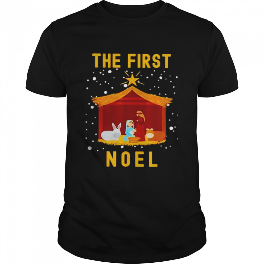 the first noel Christian Christmas shirt