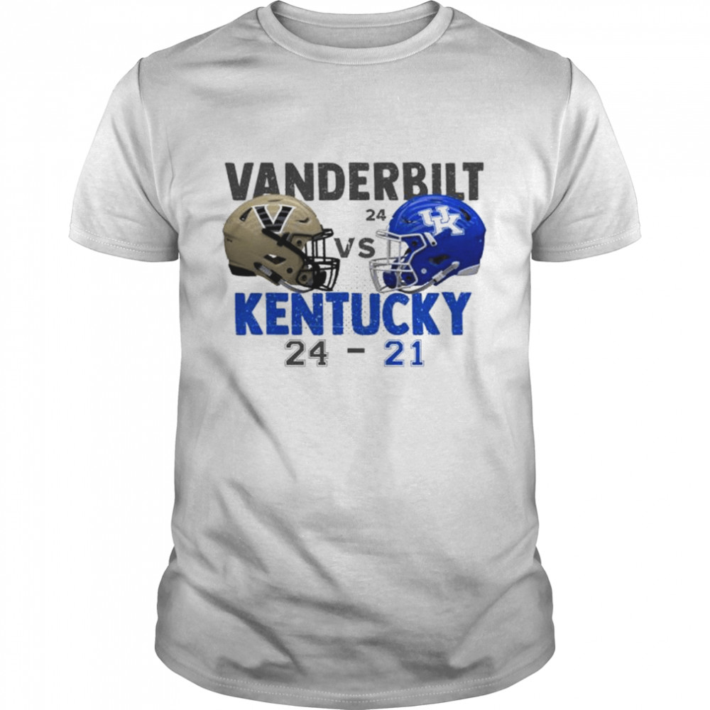 Vanderbilt 24 21 Kentucky football 2022 game day matchup final score shirt