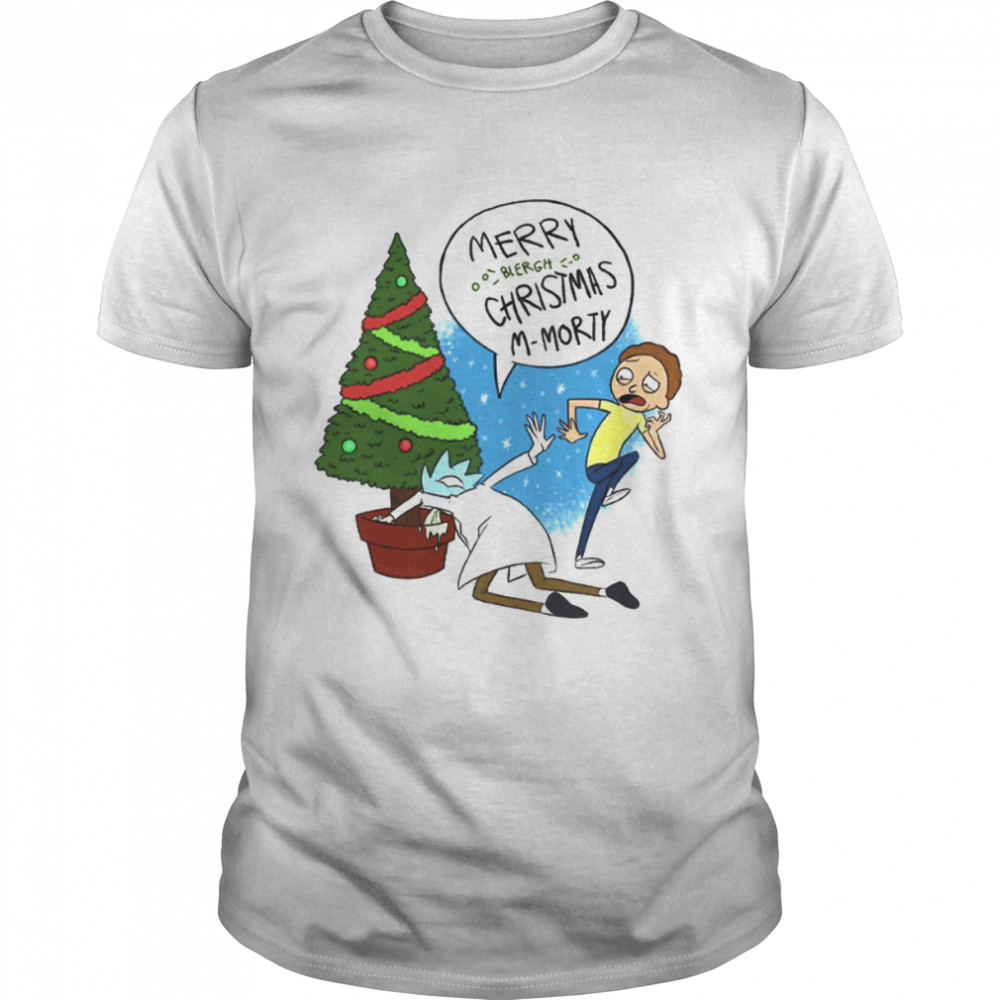 Woo Happy Holidays From Rick And Morty shirt