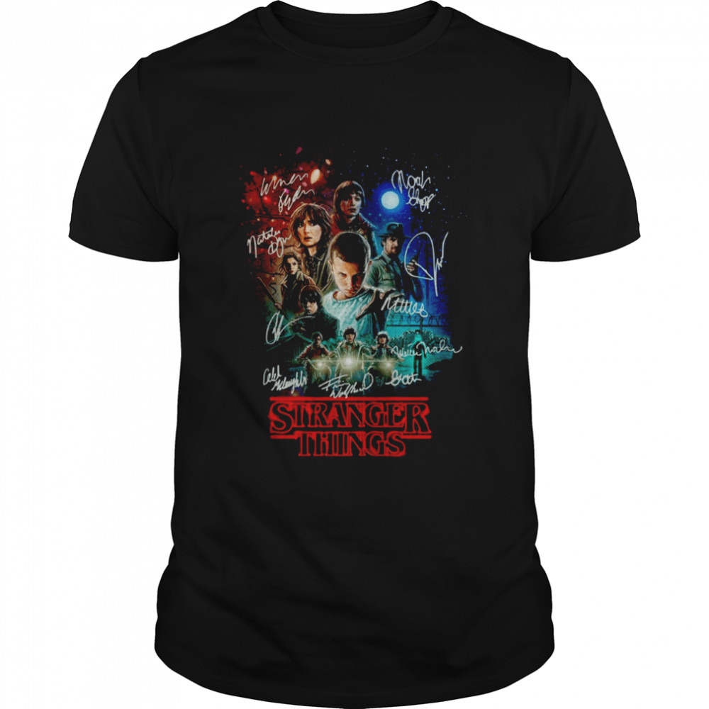 All Cast’s Signature Stranger Things Movie shirt