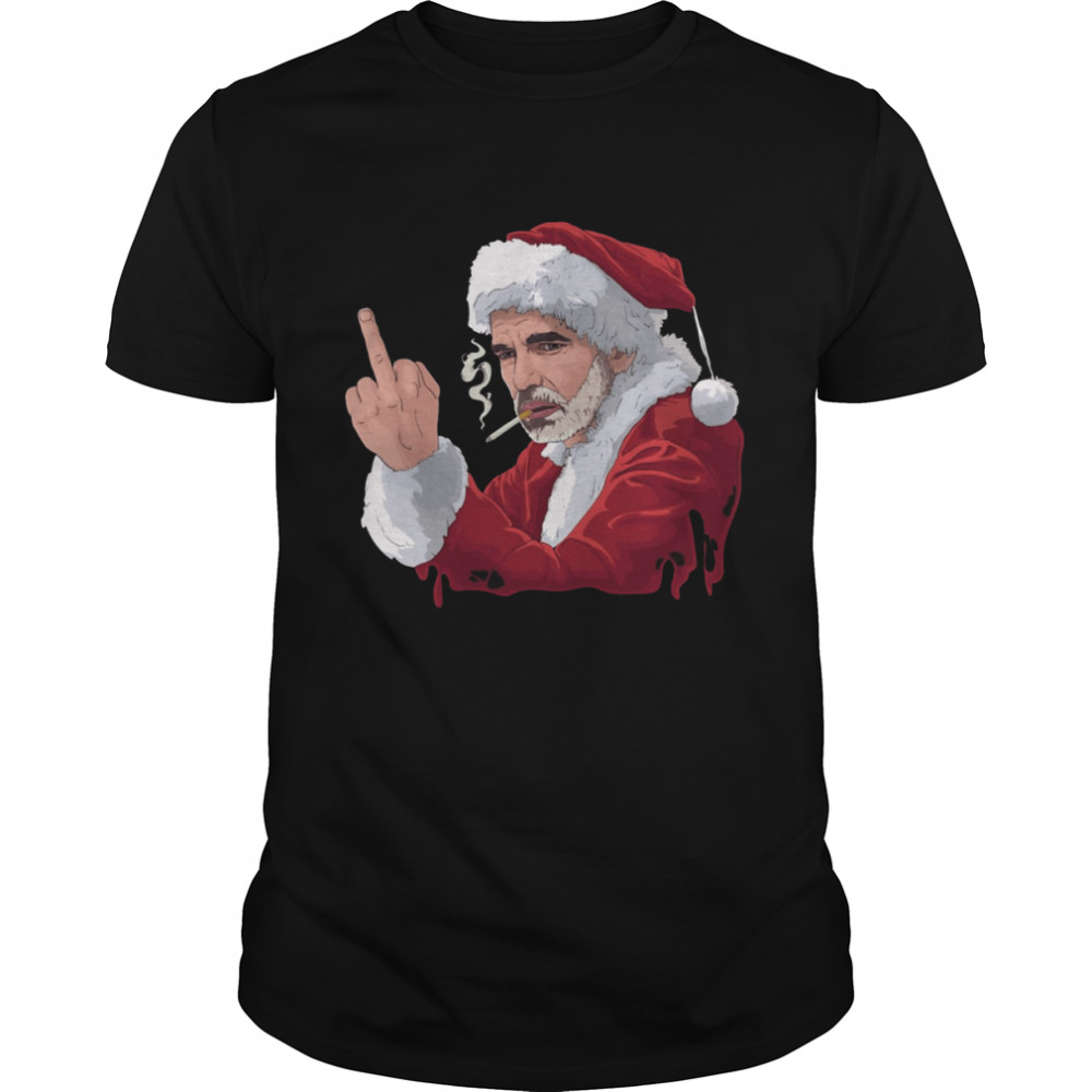 Animated Character In Bad Santa Funny Movie For Christmas shirt