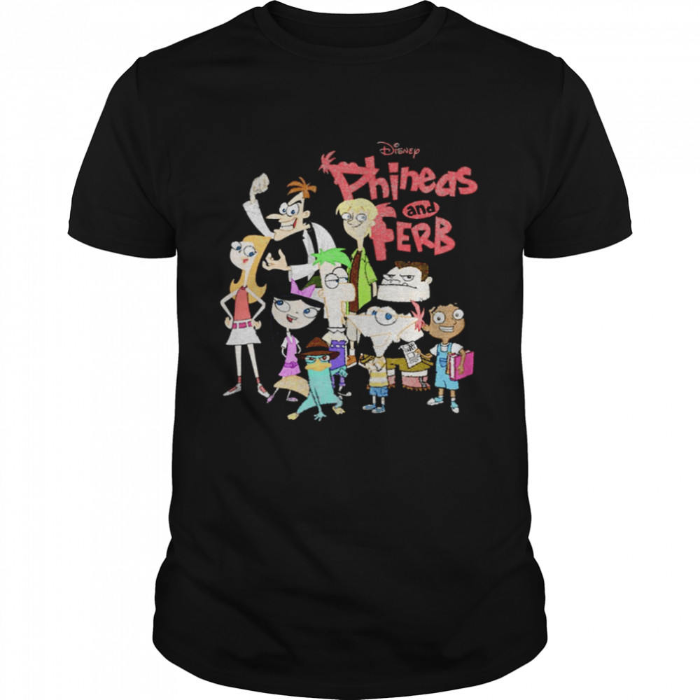 Call Me D Is Ney Phineas And Ferb The Group Logo shirt