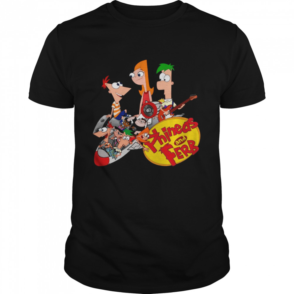 Cartoon Kids Phineas And Ferb shirt