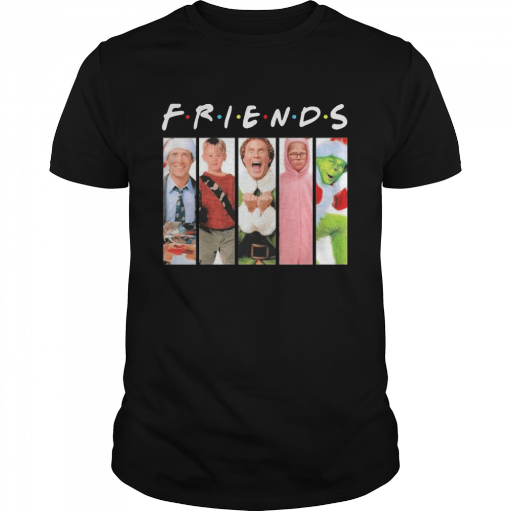 Christmas Characters Friends Watching 2022 Happy Christmas shirt
