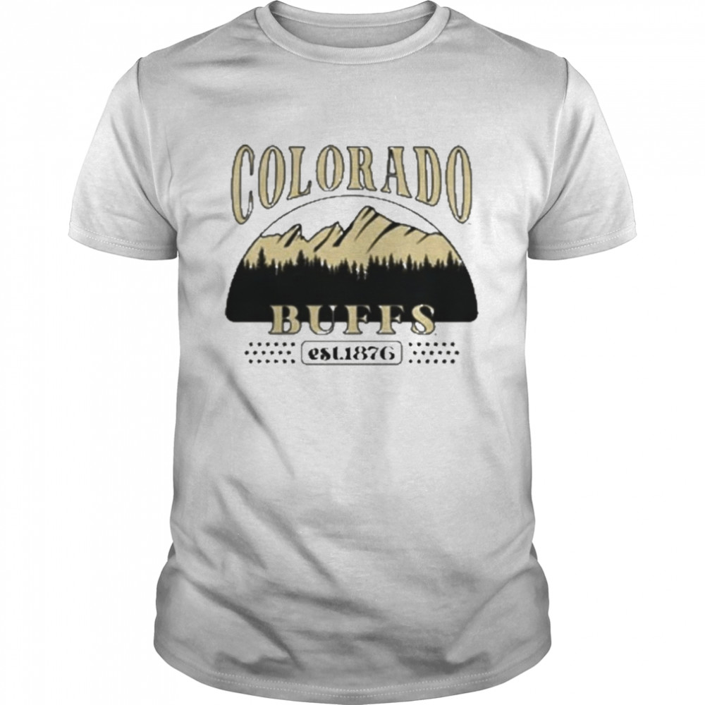 Colorado buffaloes est 1876 mountain t-shirt