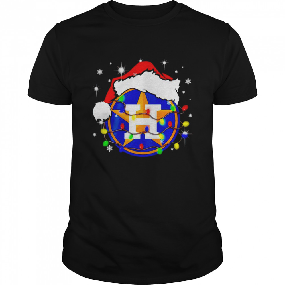 Houston Astros Santa Claus Christmas shirt