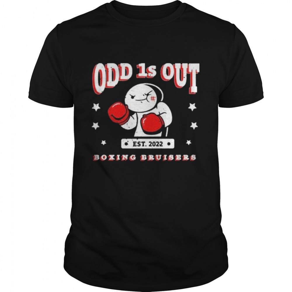 Odd 1st out boxing bruiser varsity est 2022 shirt