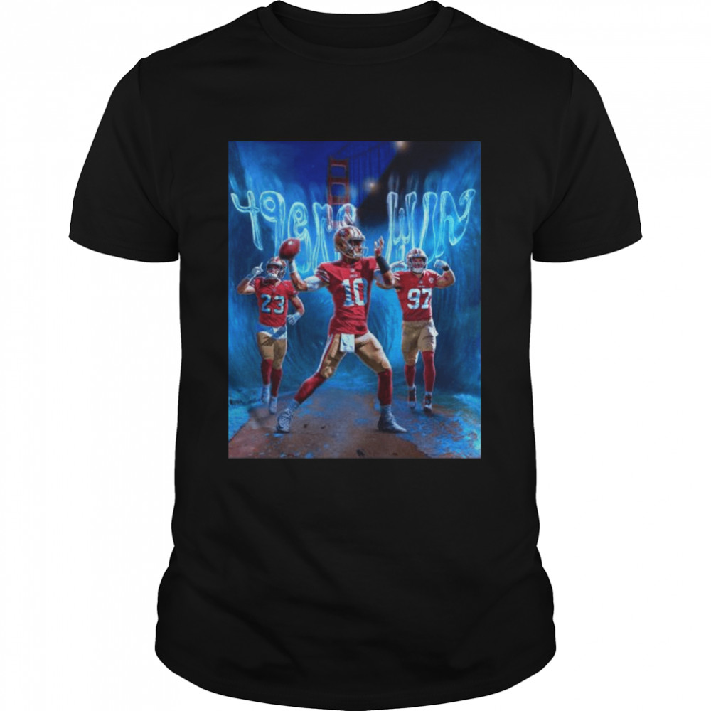 San Francisco 49ers 22 16 Los Angeles Chargers 2022 game day matchup final score shirt