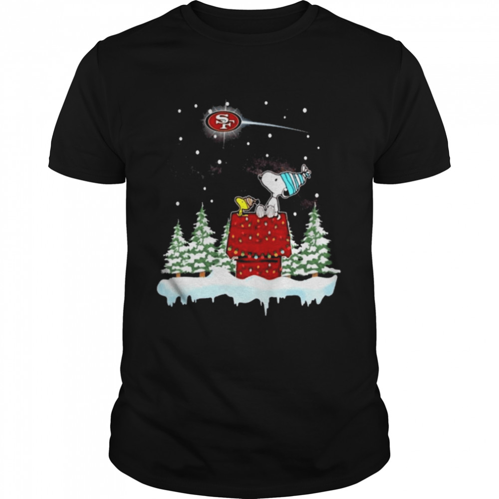 Snoopy And Woodstock San Francisco 49ers Ugly Christmas shirt