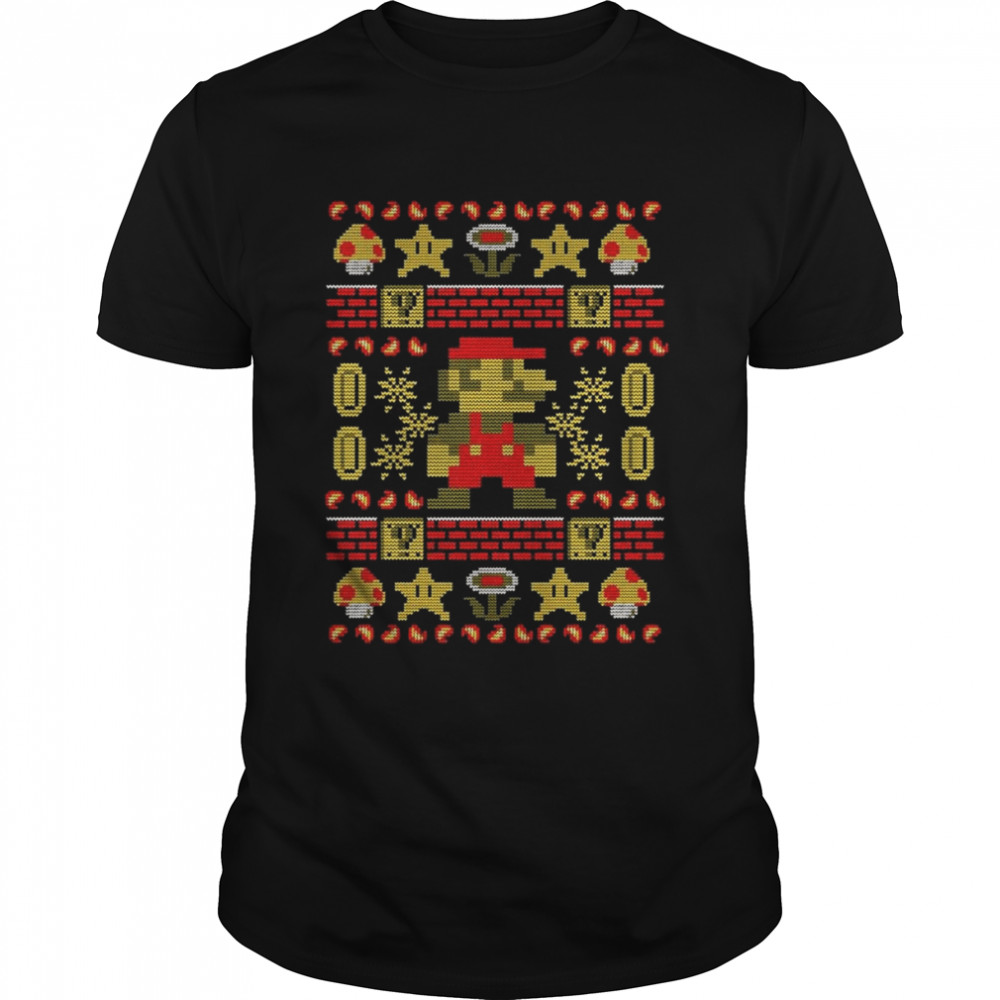 Super Christmas Super Mario Game Ugly shirt