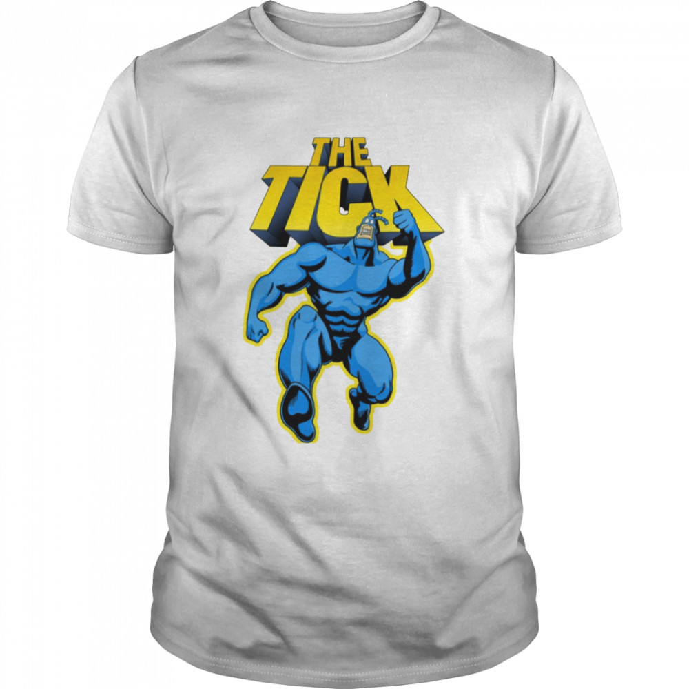 The Tick Superhero Parody Character With Logotype 1994 Tv Series shirt