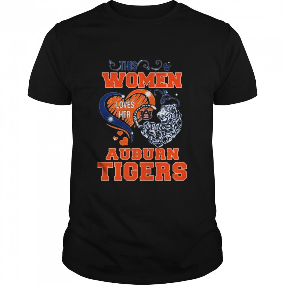 This is women loves Auburn Tigers 2022 shirt