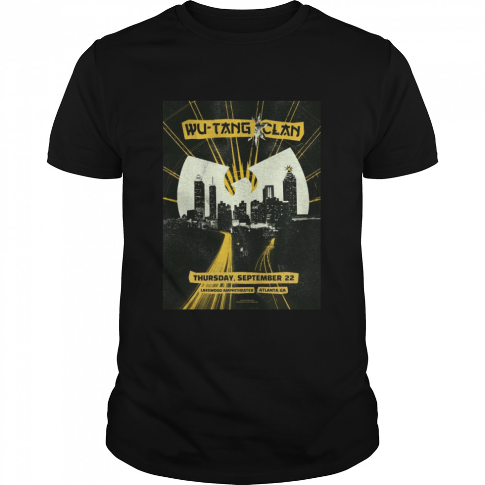 Wu Tang Clan Atlanta September 22 2022 Shirt