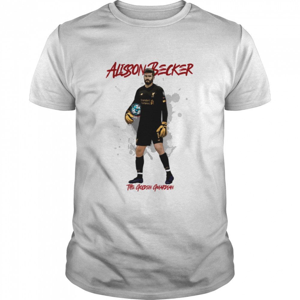 Alisson Becker The Golden Guardian shirt