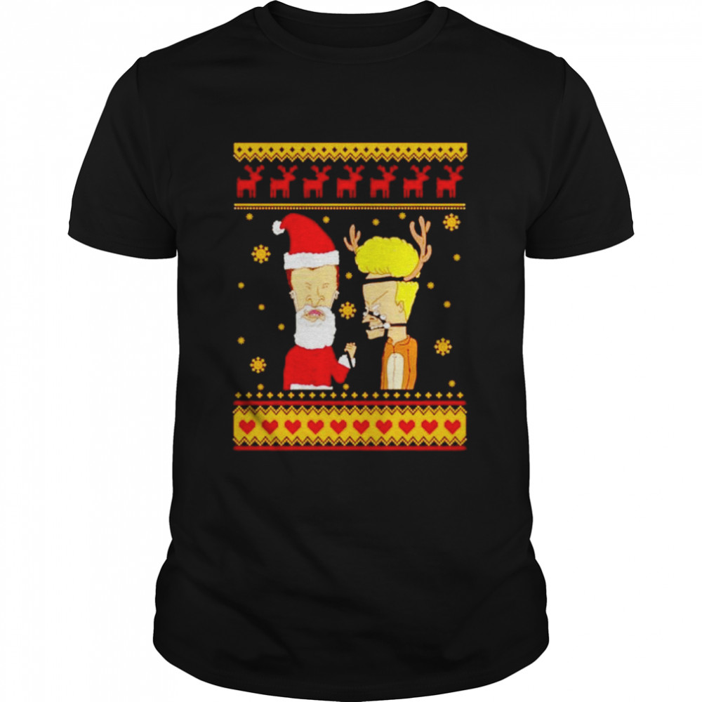 beavis and Butthead ugly Christmas shirt