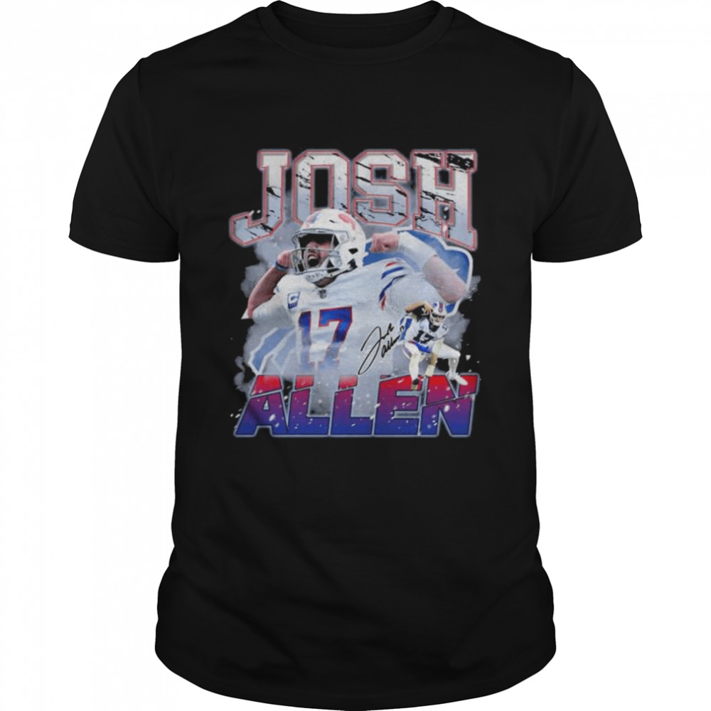 Buffalo Bills Josh Allen signature 2022 shirt