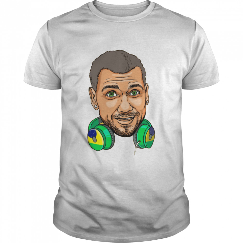 Fanart Brazil Soccer Dani Alves shirt