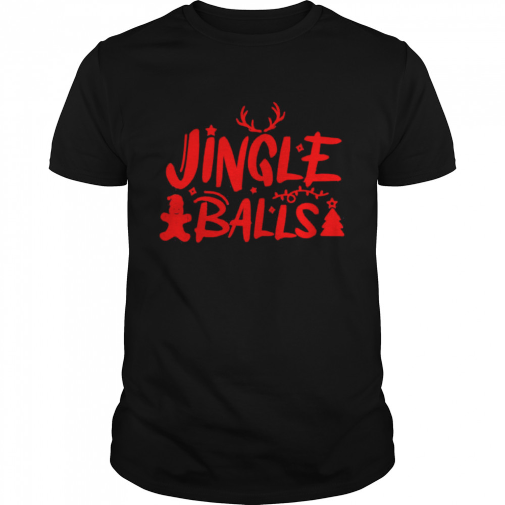 Jingle Balls Tinsel Tits Matching Couples Christmas Couple T-Shirt