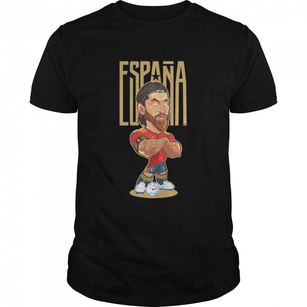 Sergio Ramos España Chibi Soccer Player shirt