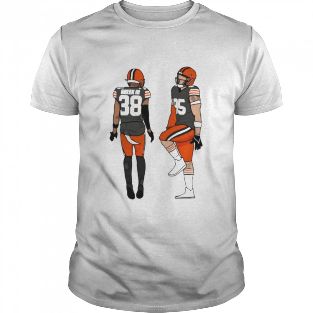 aJ Green and Myles Garrett Cleveland Browns shirt