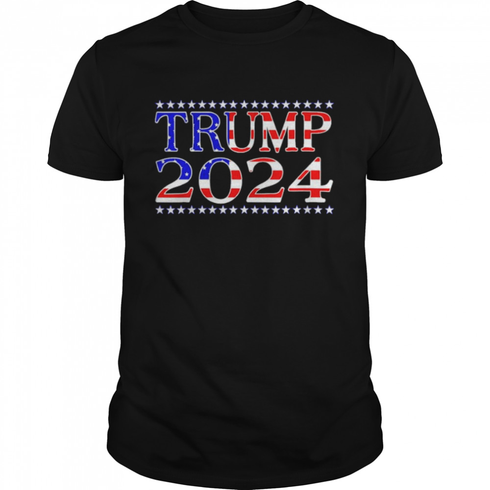 america flag Trump 2024 shirt