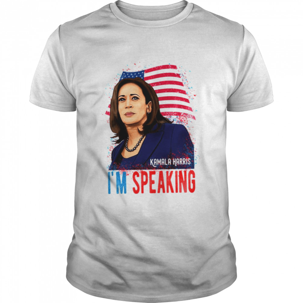 American Flag Im Speaking Kamala Harris 2020 shirt