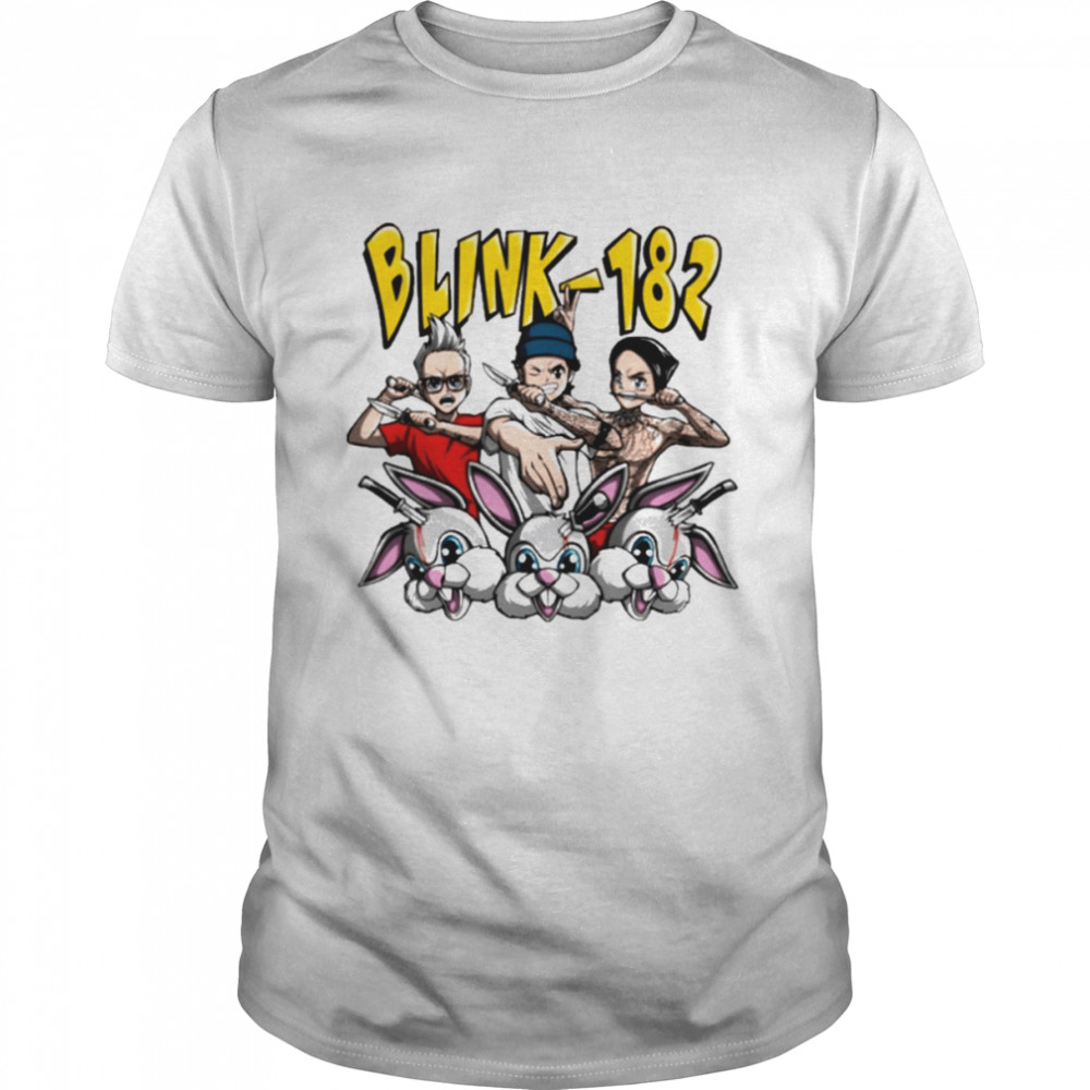 Blink 182 throwing knives T-shirt