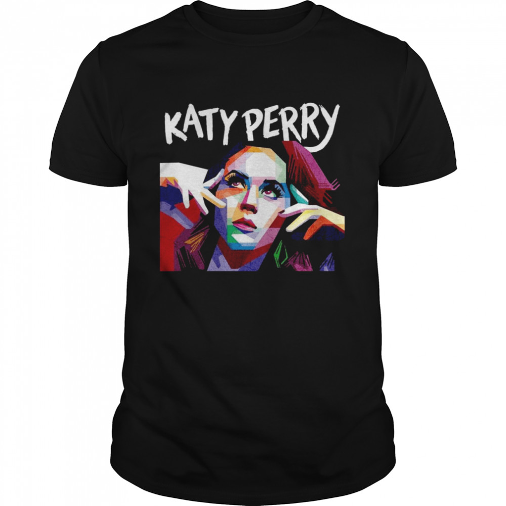 Colorful Digital Art Katy Perry shirt