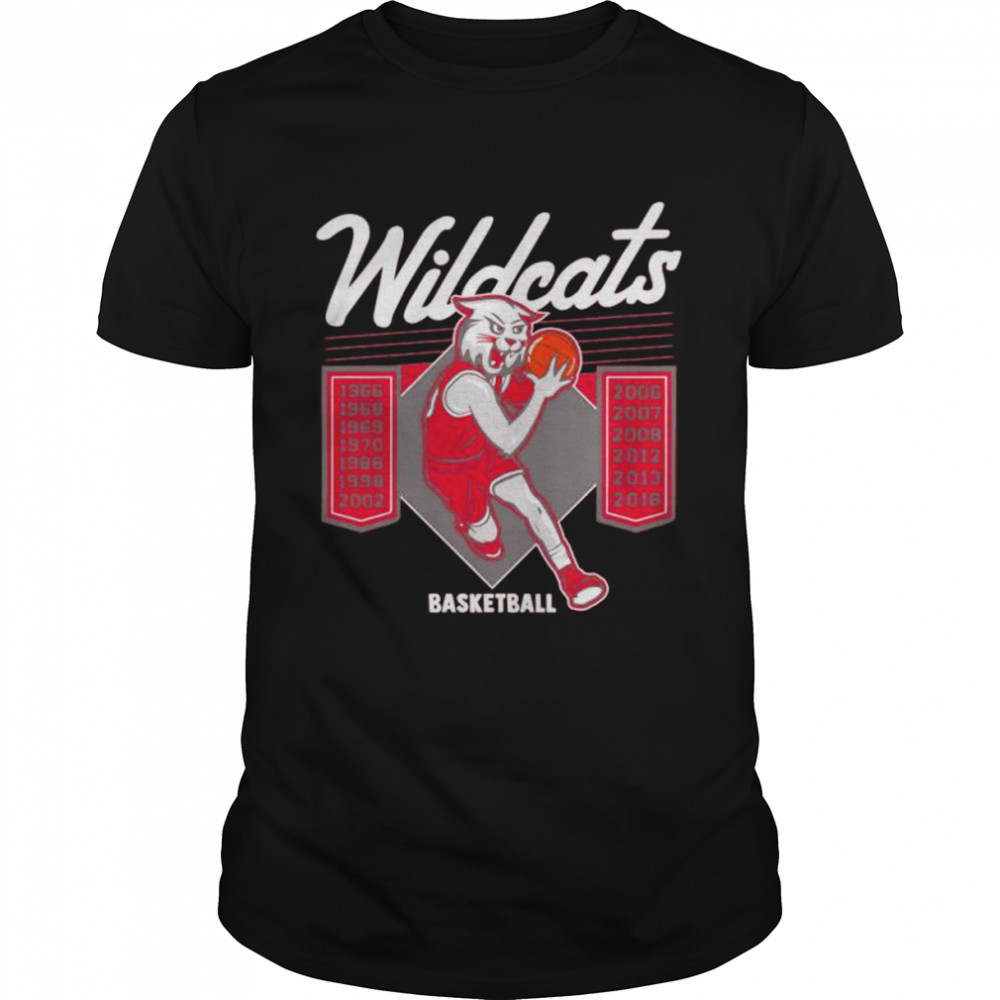 davidson Wildcats basketball timeline shirt