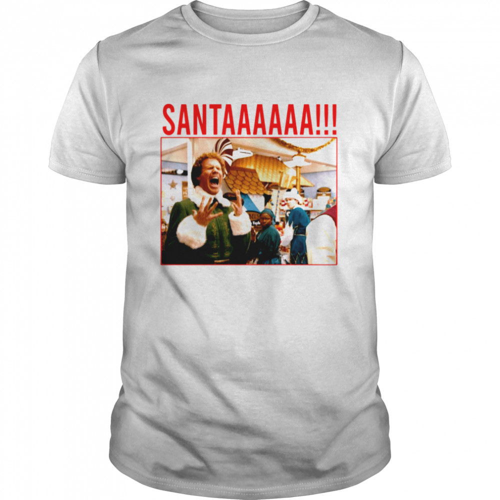 Elf Santa Scream A Christmas Story shirt