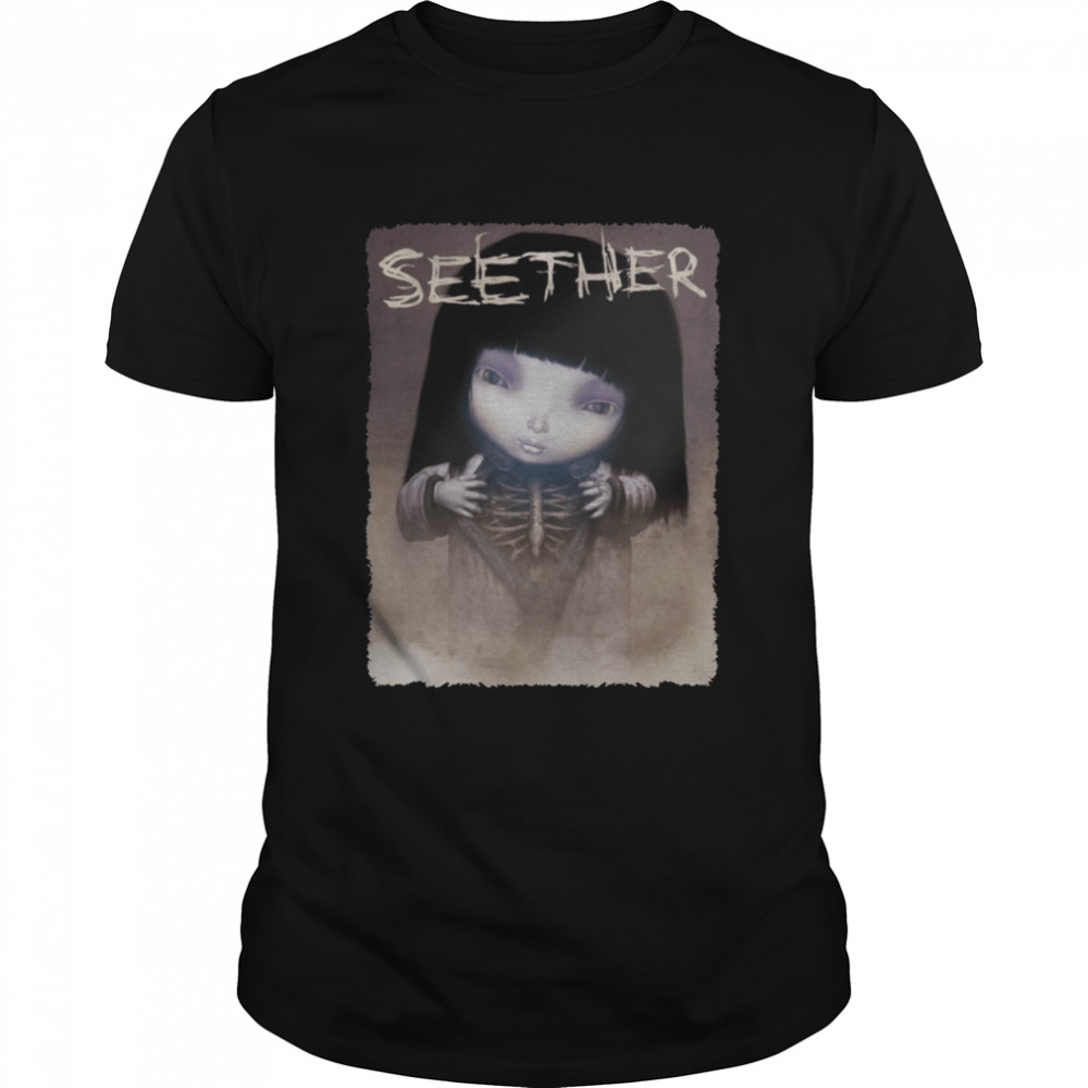 Fiding Beauty In Negative Spaces Band Seether shirt