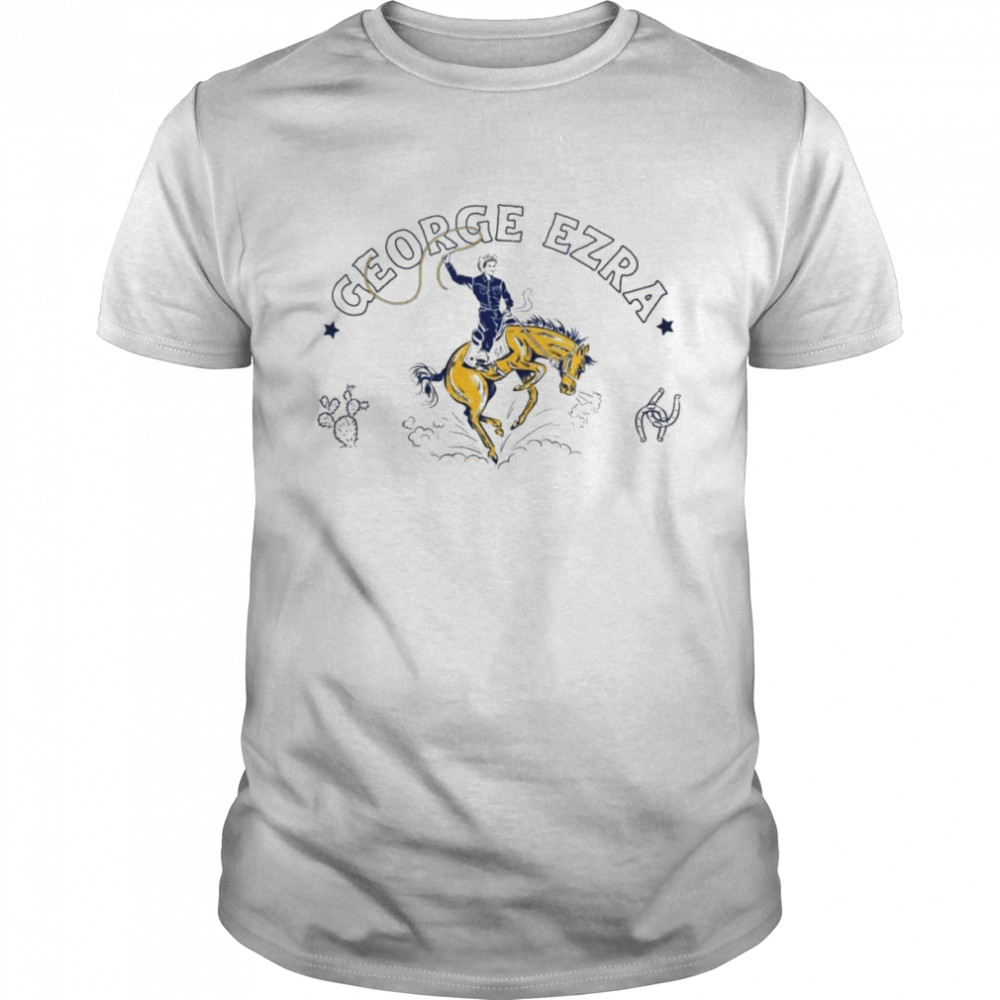 George Ezra riding horse design shirt