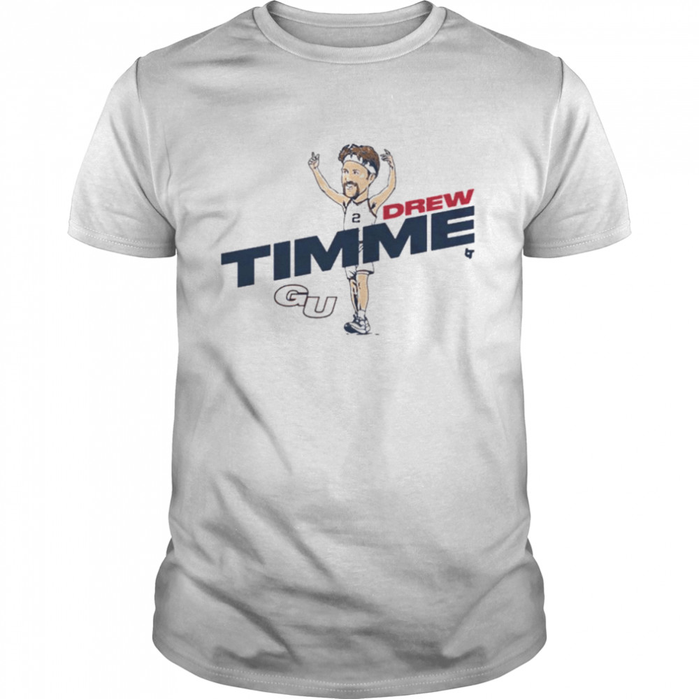 Gonzaga Basketball Drew Timme Caricature Shirt