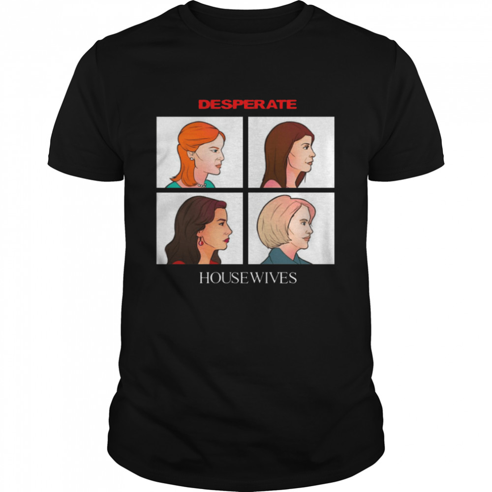 Gorillaz Desperate Side Profile Housewives shirt