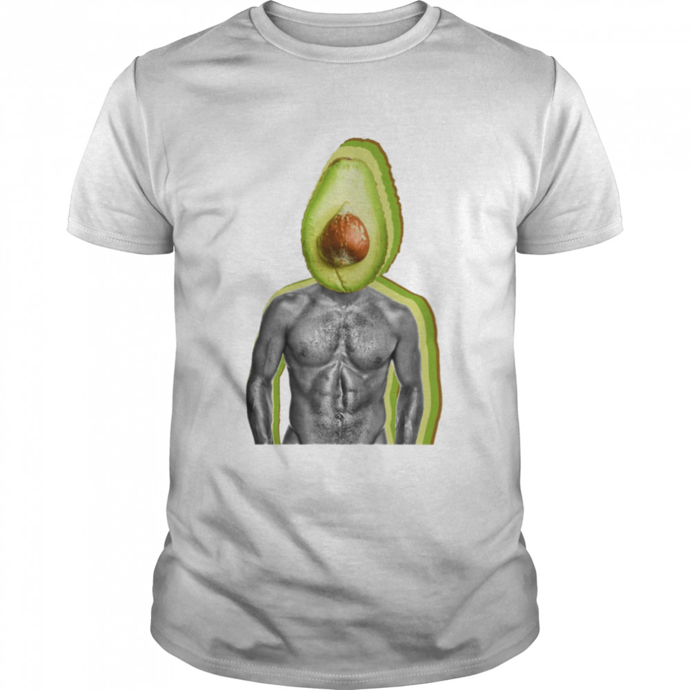 Hot Avocado Man Guy Boy Food shirt