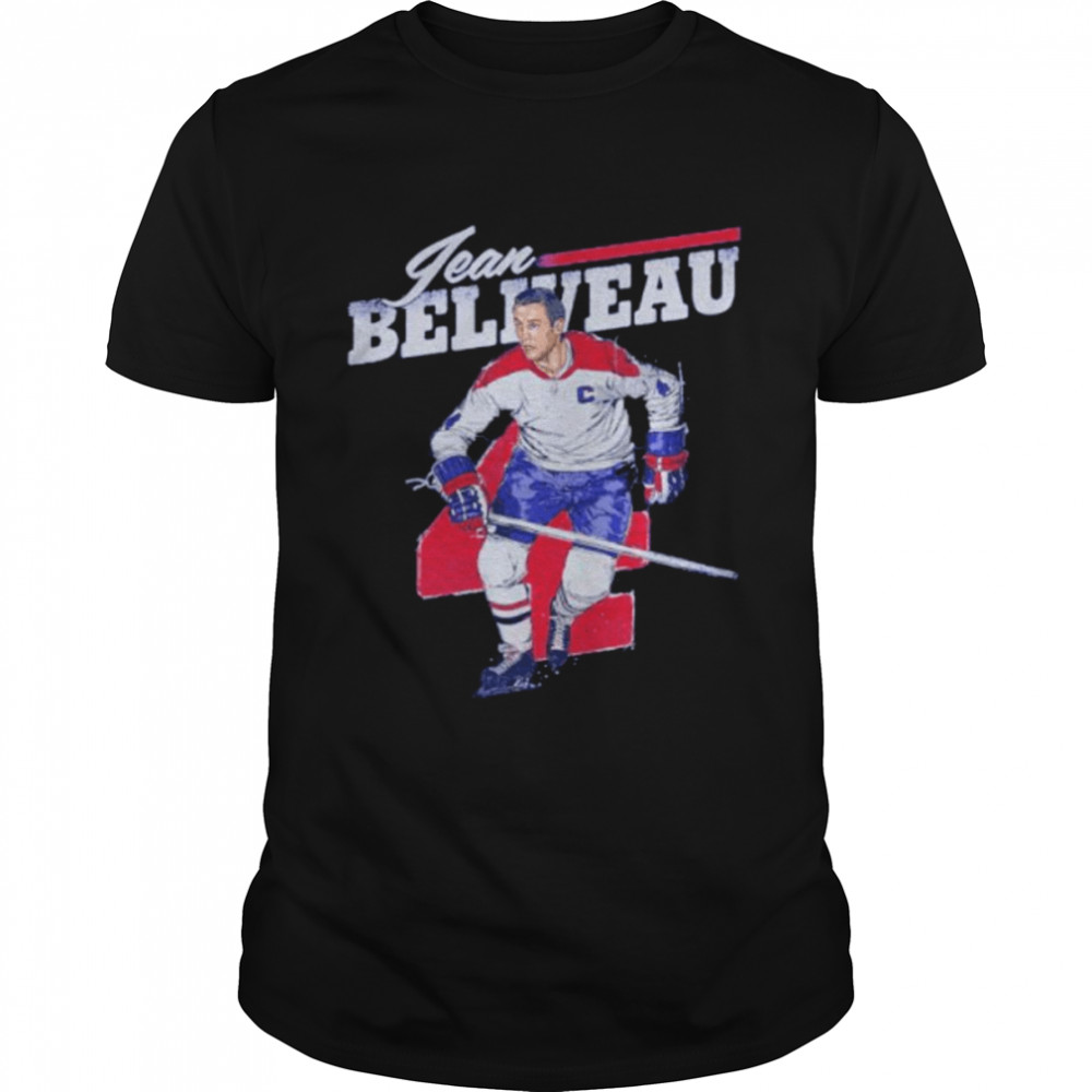 jean Beliveau Montreal Canadiens former player shirt