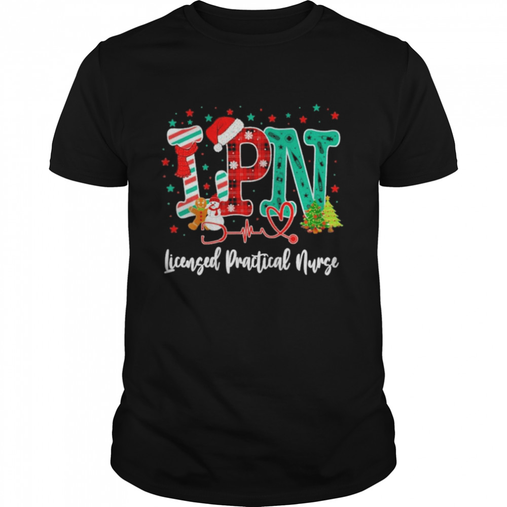 Merry Christmas LPN Licensed Practical Nurse shirt