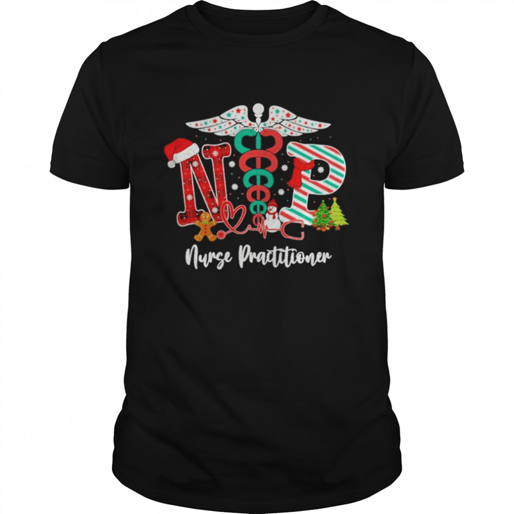 Merry Christmas NP Nurse Practitioner shirt