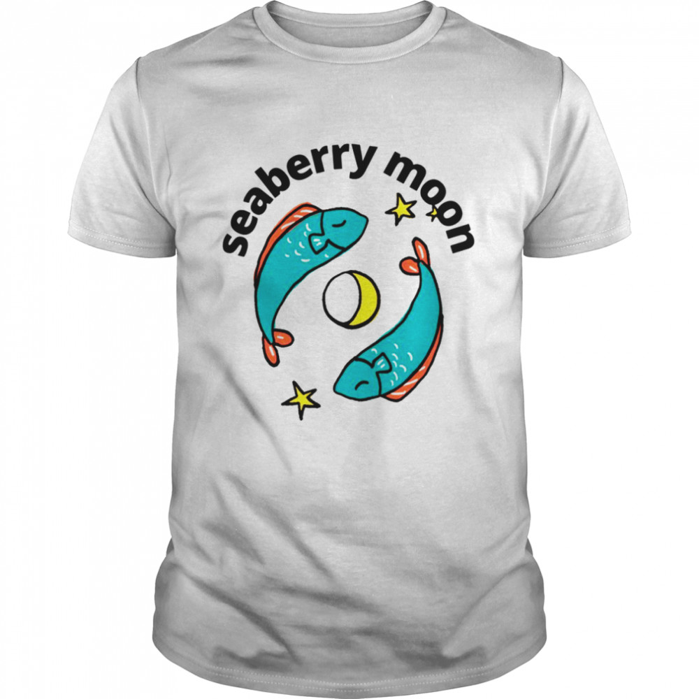 Seaberry Moon Cartoon Fish Sea Glass To Treasure shirt