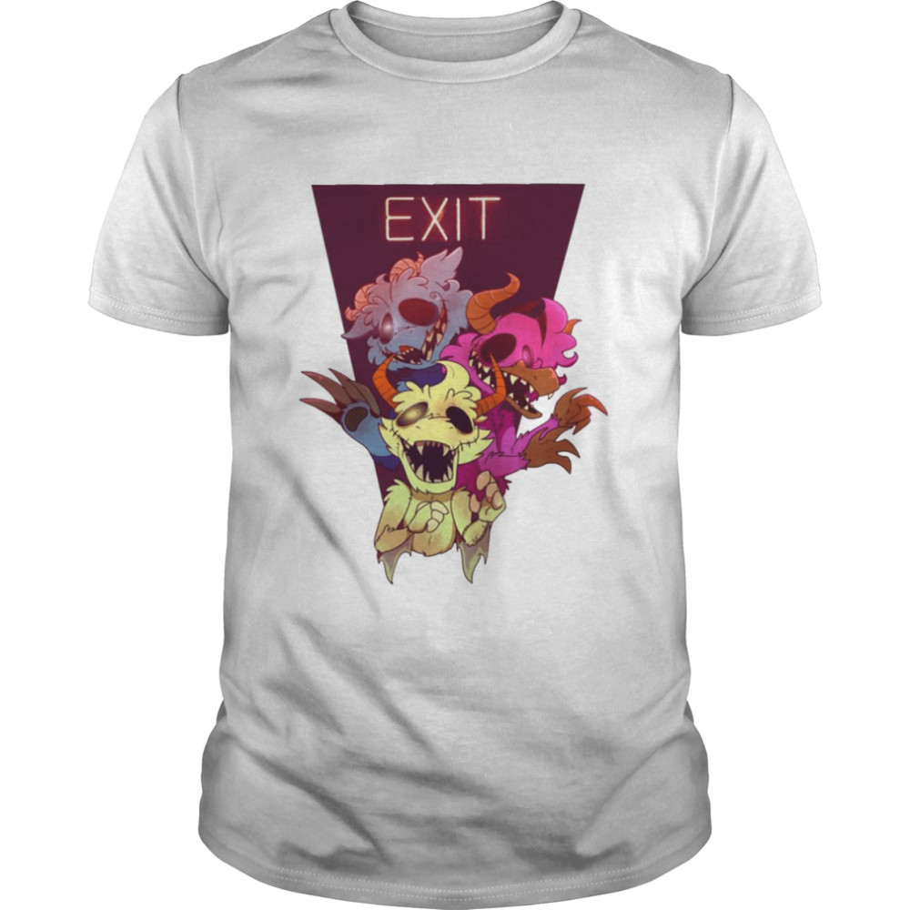 The Exit Design Capybara Capy Halloween shirt