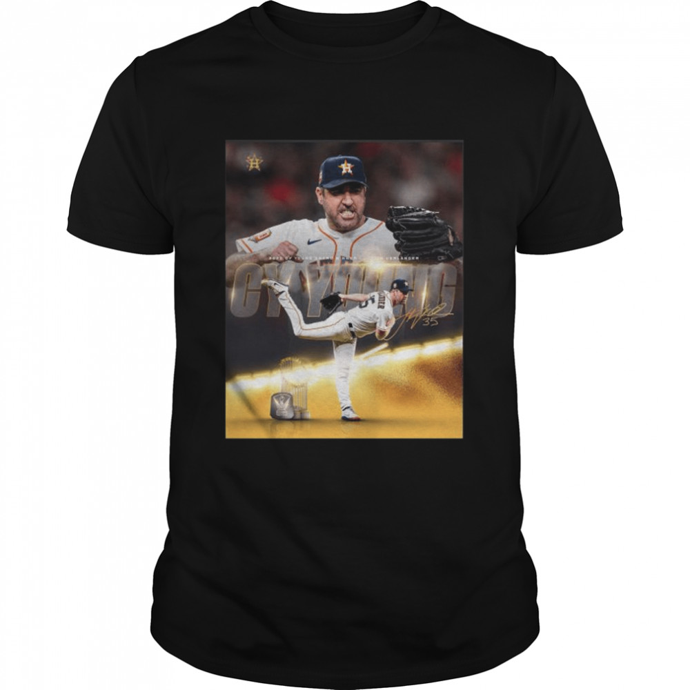 2022 cy young award winner Justin Verlander signature shirt