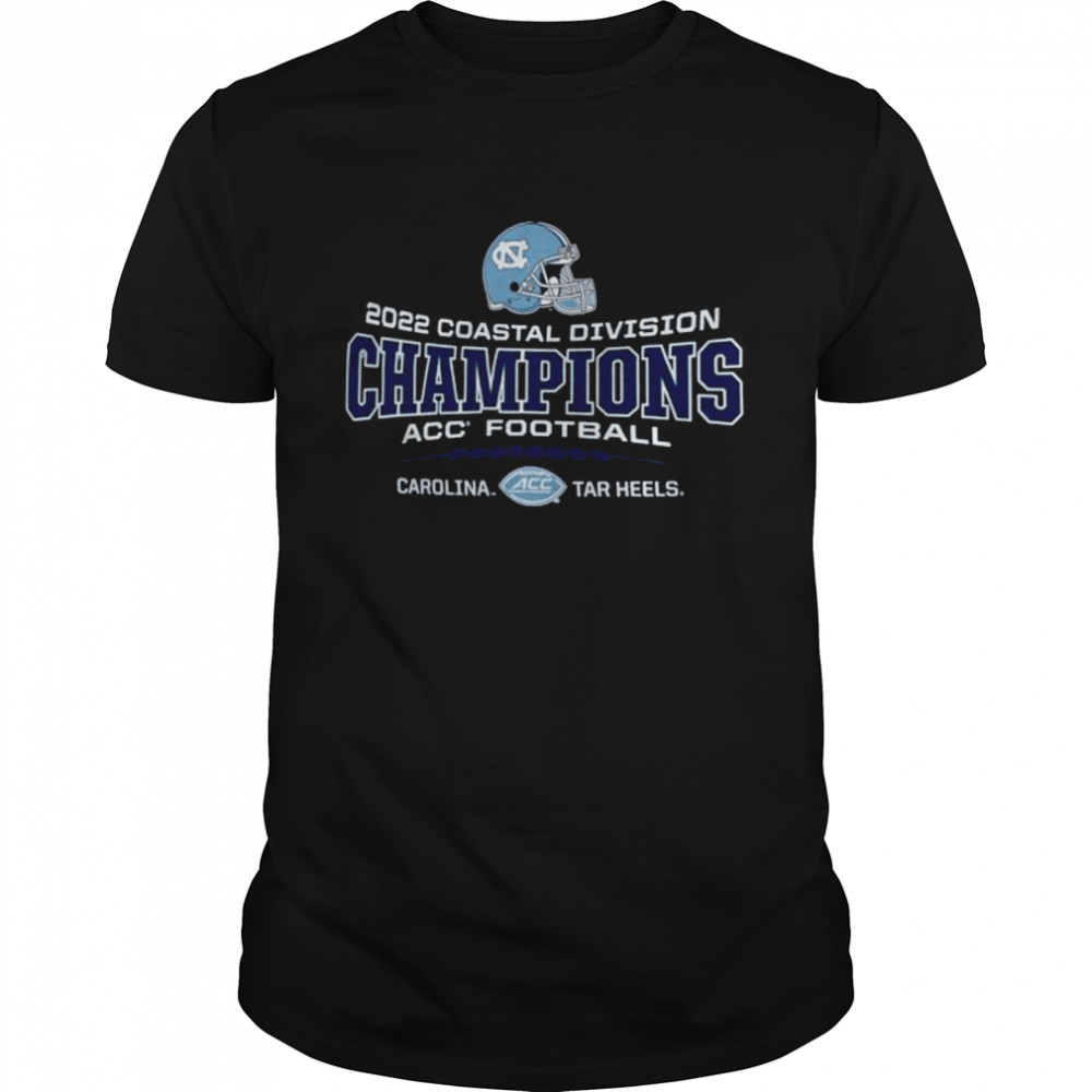 Carolina Tar Heels 2022 Coastal Division Champions ACC football shirt