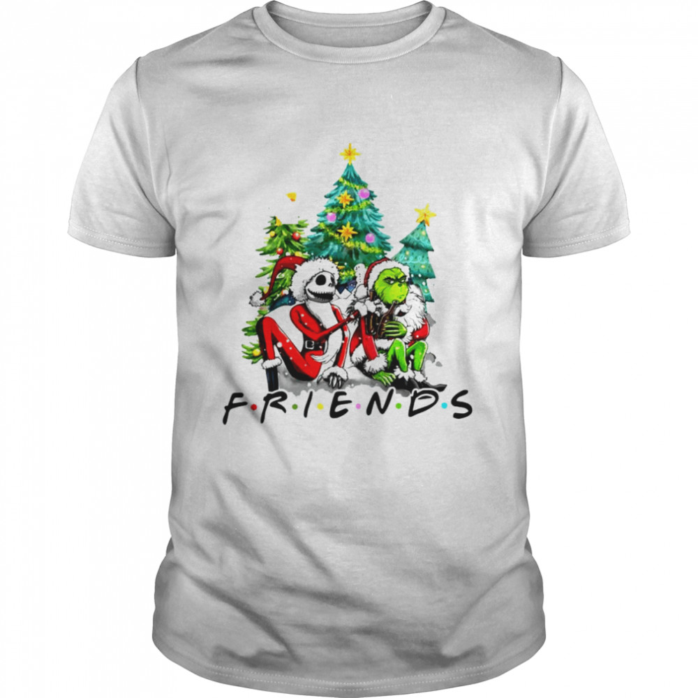 Friends Grinch Jack Skellington Christmas 2022 shirt