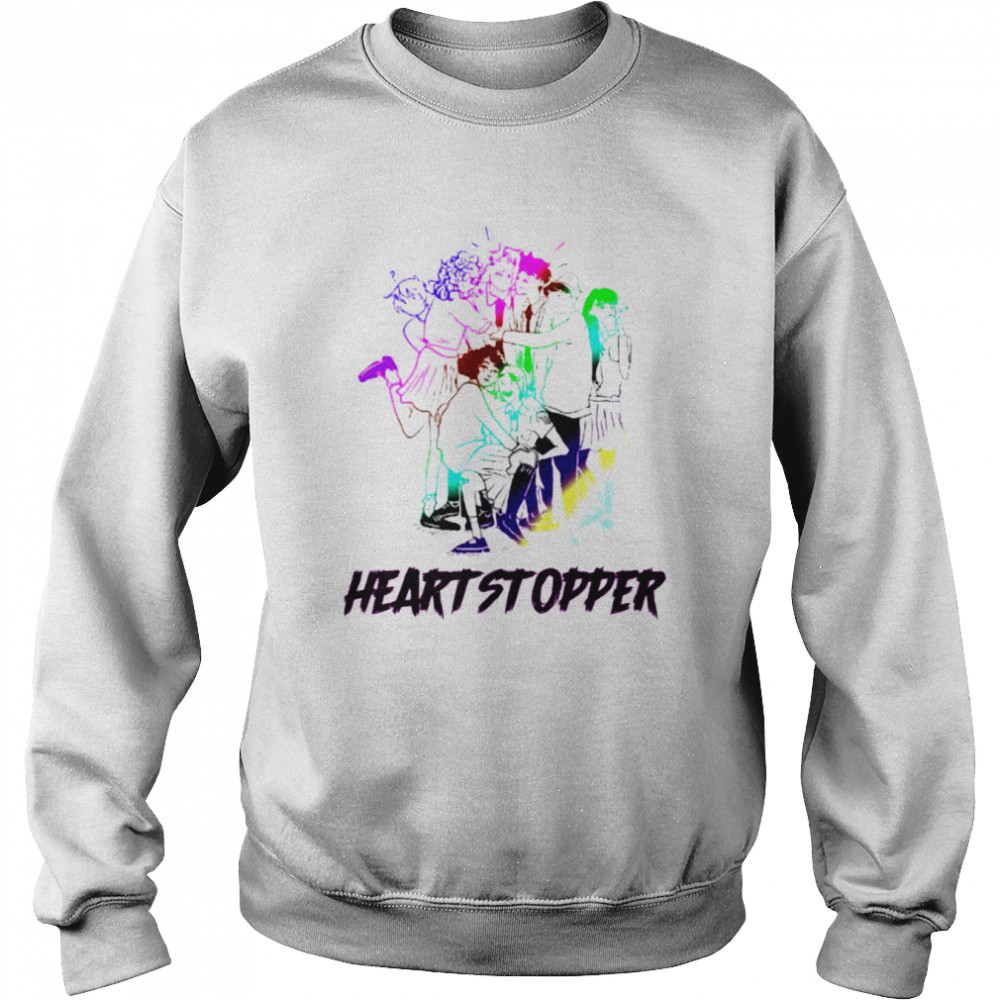 Lgbtq Colored Heartstopper Gang shirt Unisex Sweatshirt