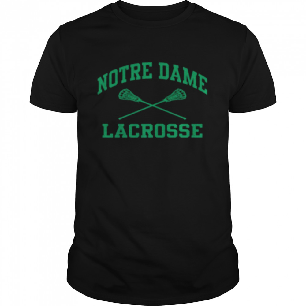 Ncaa notre dame lacrosse icon shirt