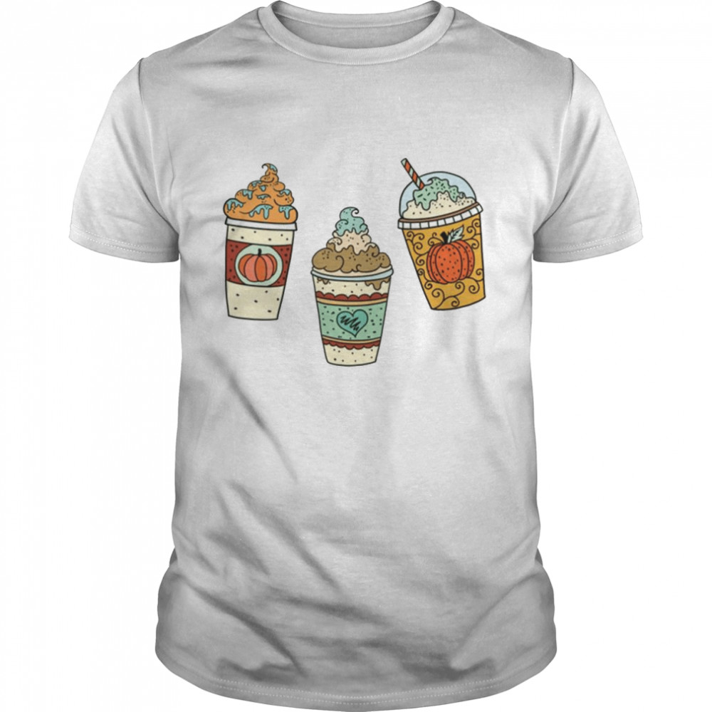 Pumpkin Spice Latte Drink Sticker Pack shirt