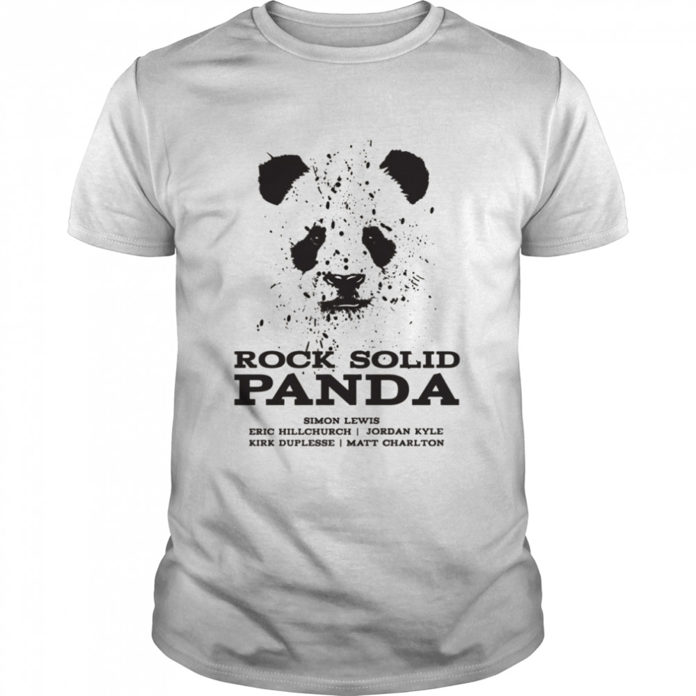 Rock Solid Panda Band Design Shadowhunters shirt