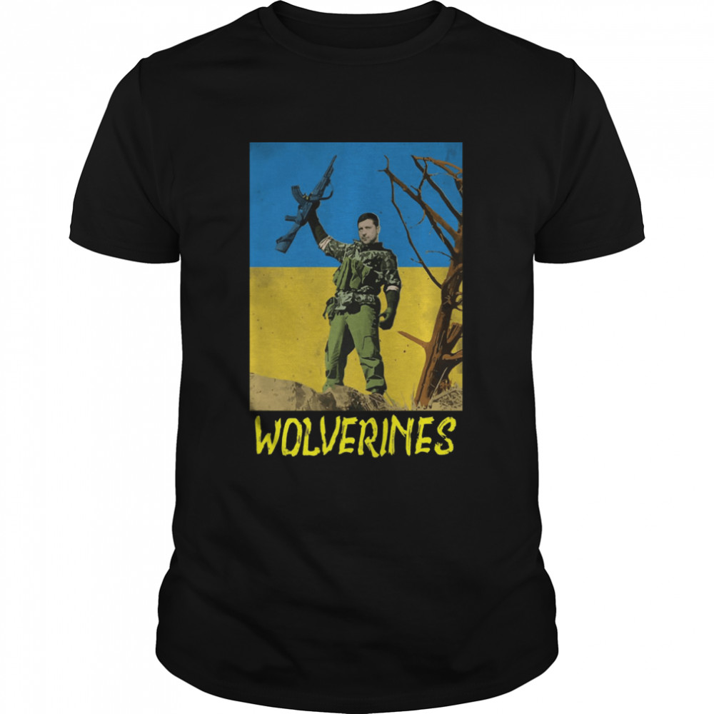 Support Ukraine Wolverines Love shirt